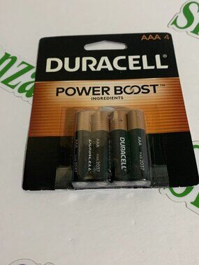 Duracell Batteries AAA 4 Per Pack Coppertop Alkaline Sealed 3 / 2037